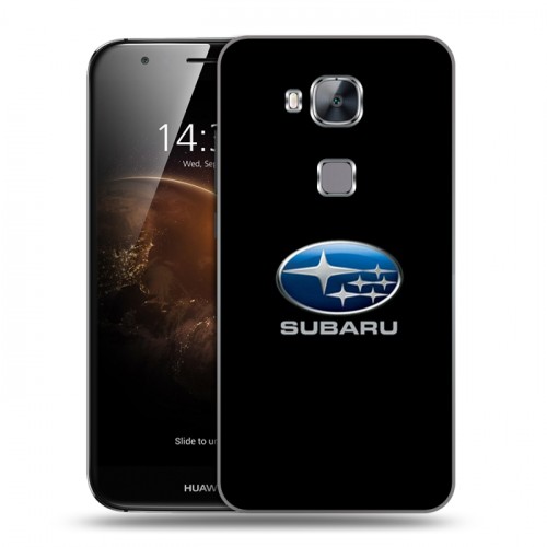 Дизайнерский пластиковый чехол для Huawei G8 Subaru