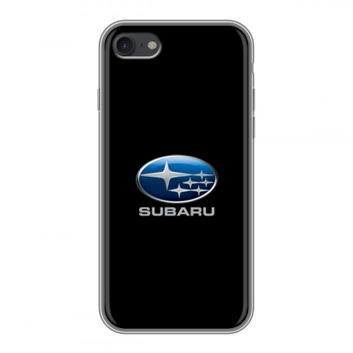 Дизайнерский силиконовый чехол для Iphone 7 Subaru