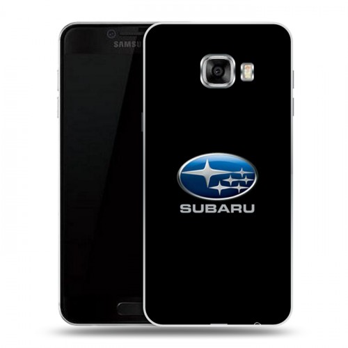 Дизайнерский пластиковый чехол для Samsung Galaxy C5 Subaru