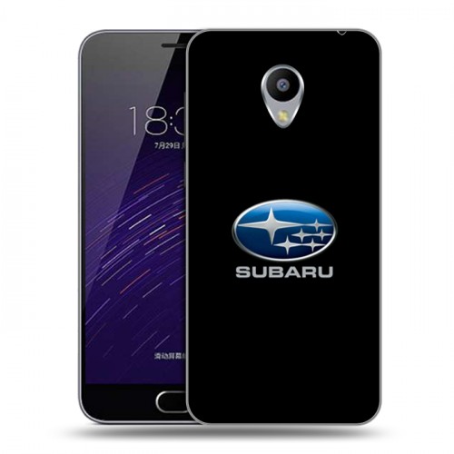 Дизайнерский силиконовый чехол для Meizu M3s Mini Subaru