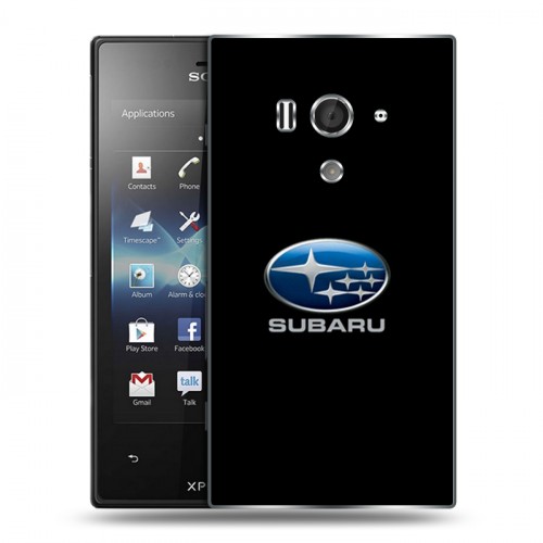 Дизайнерский пластиковый чехол для Sony Xperia acro S Subaru