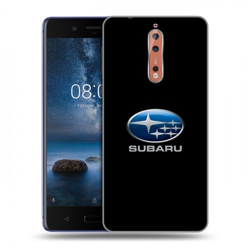 Дизайнерский пластиковый чехол для Nokia 8 Subaru