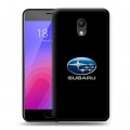 Дизайнерский пластиковый чехол для Meizu M6 Subaru