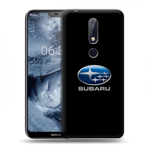 Дизайнерский пластиковый чехол для Nokia 6.1 Plus Subaru