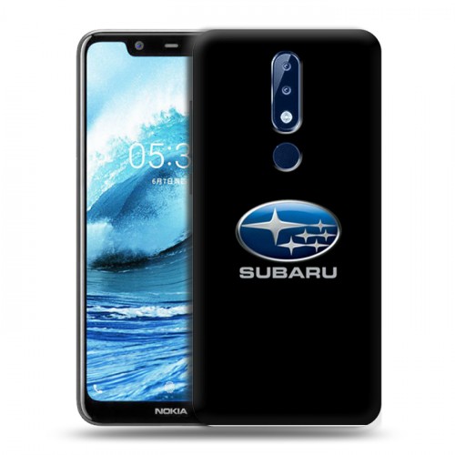 Дизайнерский силиконовый чехол для Nokia 5.1 Plus Subaru