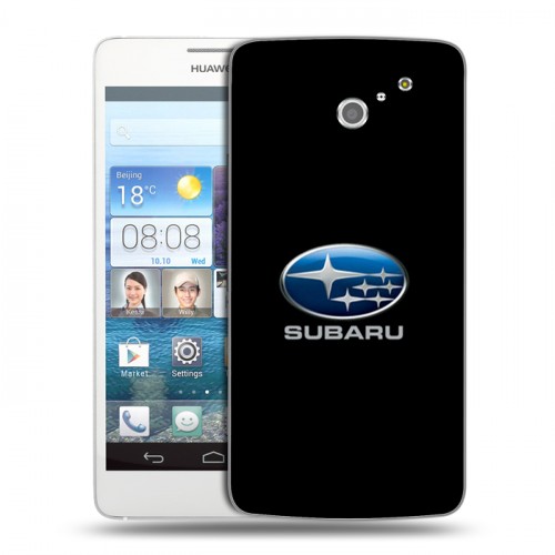 Дизайнерский пластиковый чехол для Huawei Ascend D2 Subaru