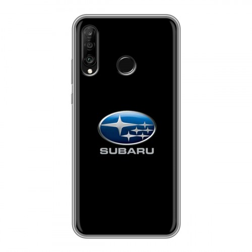 Дизайнерский силиконовый чехол для Huawei P30 Lite Subaru