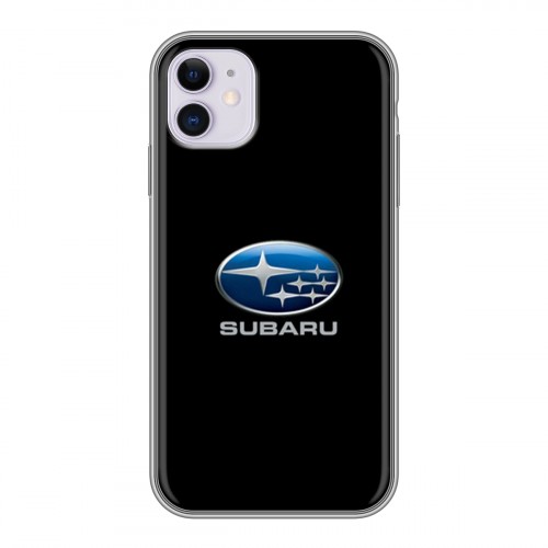 Дизайнерский пластиковый чехол для Iphone 11 Subaru