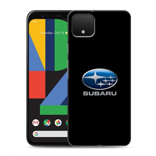 Дизайнерский пластиковый чехол для Google Pixel 4 Subaru