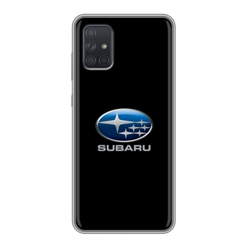 Дизайнерский силиконовый чехол для Samsung Galaxy A71 Subaru
