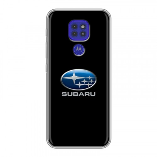 Дизайнерский силиконовый чехол для Motorola Moto G9 Play Subaru