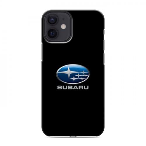 Дизайнерский пластиковый чехол для Iphone 12 Mini Subaru