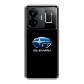 Дизайнерский силиконовый с усиленными углами чехол для Realme GT3 Subaru