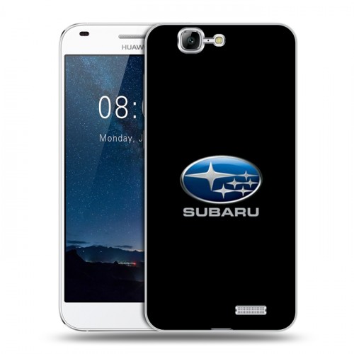 Дизайнерский пластиковый чехол для Huawei Ascend G7 Subaru