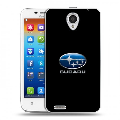 Дизайнерский пластиковый чехол для Lenovo S650 Ideaphone Subaru