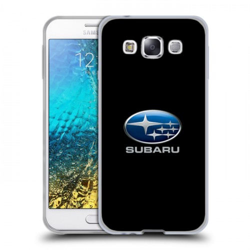 Дизайнерский пластиковый чехол для Samsung Galaxy E5 Subaru