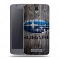 Дизайнерский силиконовый чехол для ZTE Blade L5 Subaru