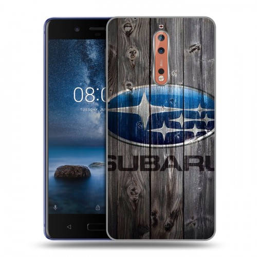 Дизайнерский пластиковый чехол для Nokia 8 Subaru