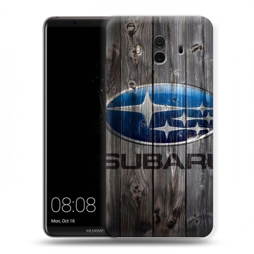 Дизайнерский пластиковый чехол для Huawei Mate 10 Subaru