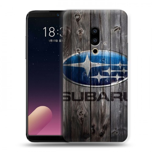 Дизайнерский пластиковый чехол для Meizu 15 Plus Subaru