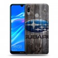 Дизайнерский пластиковый чехол для Huawei Y6 (2019) Subaru