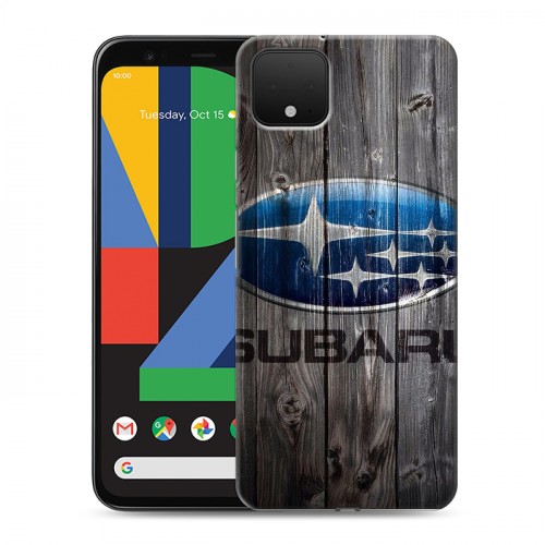 Дизайнерский пластиковый чехол для Google Pixel 4 Subaru