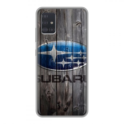 Дизайнерский силиконовый чехол для Samsung Galaxy A51 Subaru