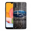 Дизайнерский силиконовый чехол для Samsung Galaxy M01 Subaru