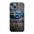 Дизайнерский силиконовый чехол для Iphone 13 Subaru