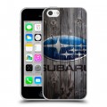 Дизайнерский пластиковый чехол для Iphone 5c Subaru