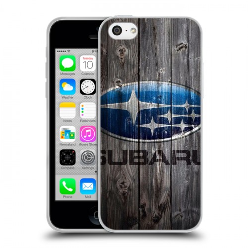 Дизайнерский пластиковый чехол для Iphone 5c Subaru