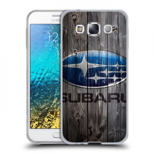 Дизайнерский пластиковый чехол для Samsung Galaxy E5 Subaru