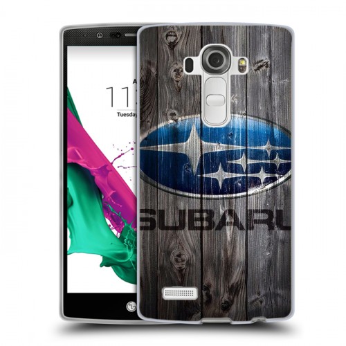 Дизайнерский пластиковый чехол для LG G4 Subaru