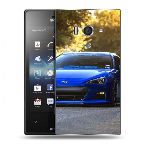 Дизайнерский пластиковый чехол для Sony Xperia acro S Subaru