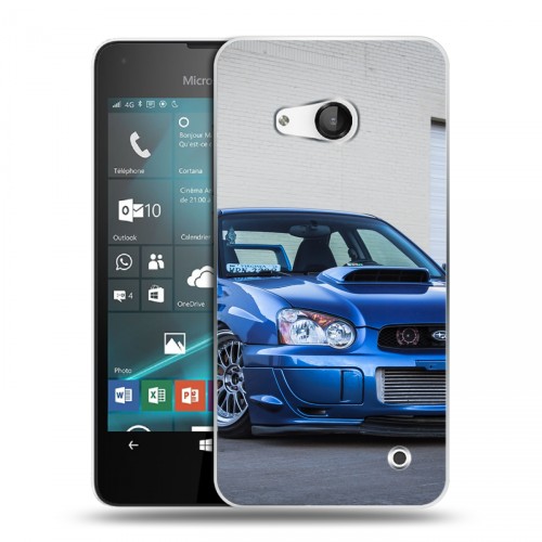 Дизайнерский пластиковый чехол для Microsoft Lumia 550 Subaru
