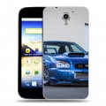 Дизайнерский пластиковый чехол для ZTE Blade A510 Subaru