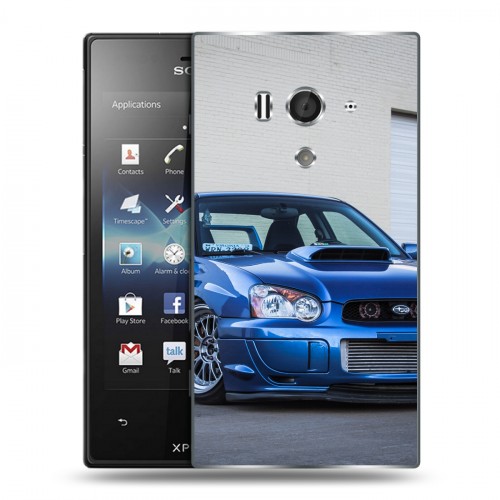 Дизайнерский пластиковый чехол для Sony Xperia acro S Subaru