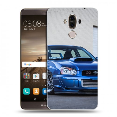 Дизайнерский пластиковый чехол для Huawei Mate 9 Subaru