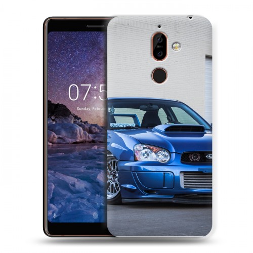 Дизайнерский пластиковый чехол для Nokia 7 Plus Subaru