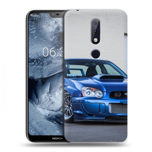 Дизайнерский пластиковый чехол для Nokia 6.1 Plus Subaru