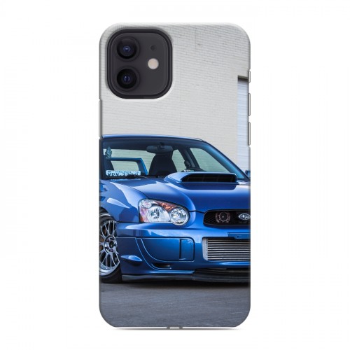 Дизайнерский силиконовый чехол для Iphone 12 Subaru