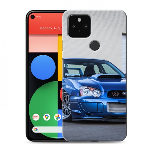 Дизайнерский пластиковый чехол для Google Pixel 5 Subaru