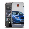 Дизайнерский пластиковый чехол для HTC Desire 500 Subaru