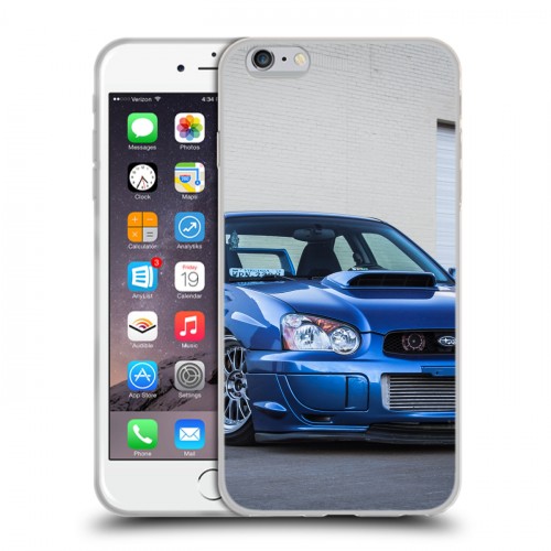 Дизайнерский силиконовый чехол для Iphone 6 Plus/6s Plus Subaru