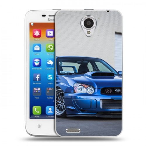 Дизайнерский пластиковый чехол для Lenovo S650 Ideaphone Subaru