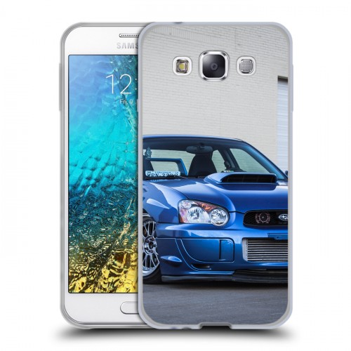 Дизайнерский пластиковый чехол для Samsung Galaxy E5 Subaru