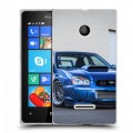 Дизайнерский пластиковый чехол для Microsoft Lumia 435 Subaru