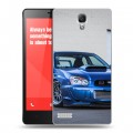 Дизайнерский силиконовый чехол для Xiaomi RedMi Note Subaru