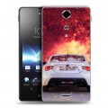 Дизайнерский пластиковый чехол для Sony Xperia TX Subaru