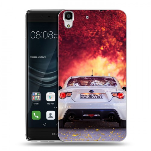 Дизайнерский пластиковый чехол для Huawei Y6II Subaru